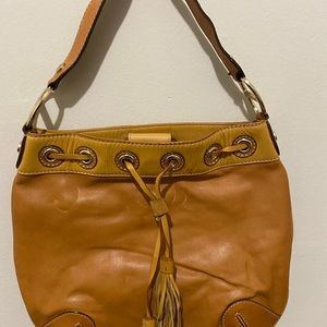Leather satchel